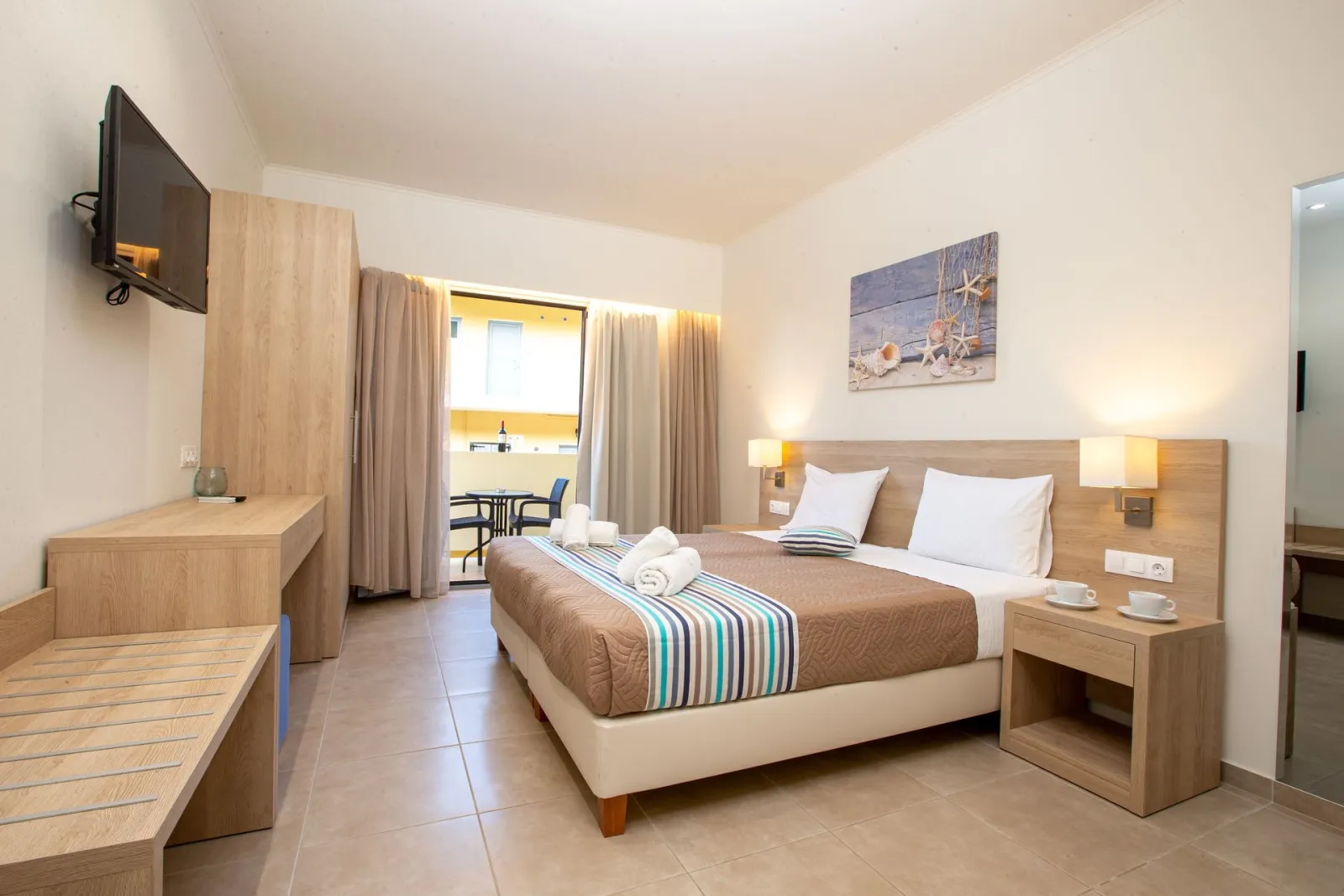 Passas Mare Apartments & Studios, Benices (Benitses), Grčka — Deluxe Studio with Balcony