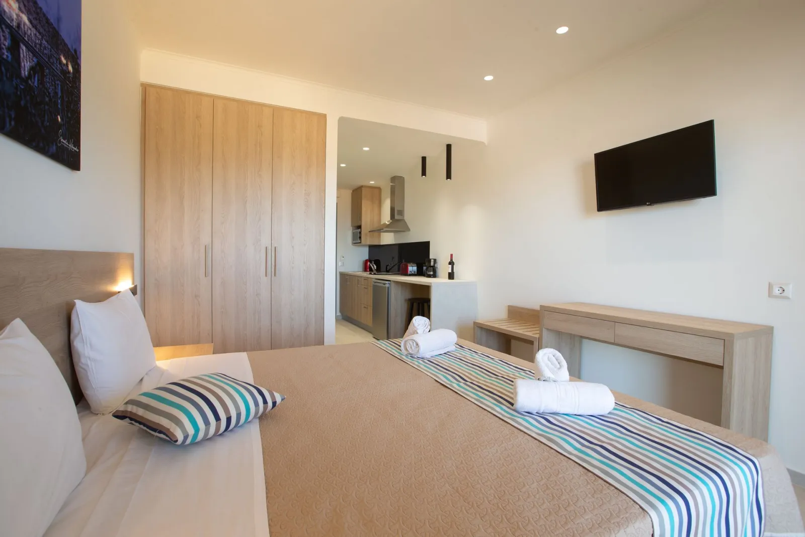 Passas Mare Apartments & Studios, Benices (Benitses), Grčka — Deluxe Studio with Sea View