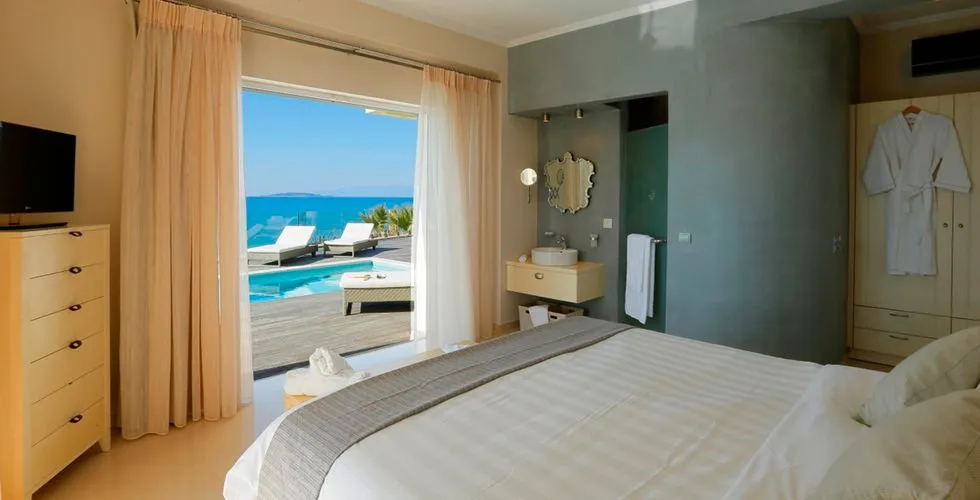 Picture Suites Corfu, Agios Stefanos Avliotes, Grčka — Presidential Suite with Sea View