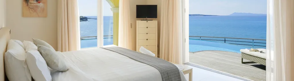 Picture Suites Corfu, Agios Stefanos Avliotes, Grčka — Presidential Suite with Sea View