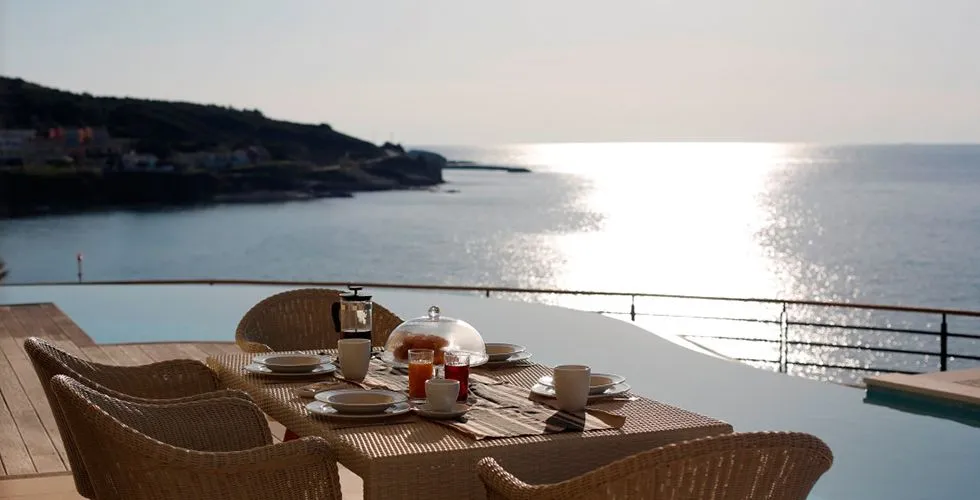 Picture Suites Corfu, Agios Stefanos Avliotes, Grčka — Presidential Suite with Sea View