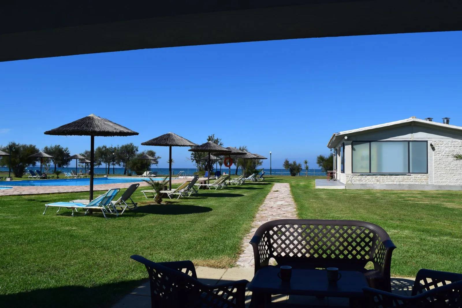 S & C Kosmos Beach Hotel, Roda, Grčka — Apartment 1 bedroom ground floor with sea view