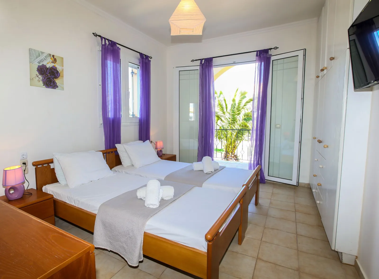 S & C Kosmos Beach Hotel, Roda, Grčka — Villa 3 bedrooms with side sea view