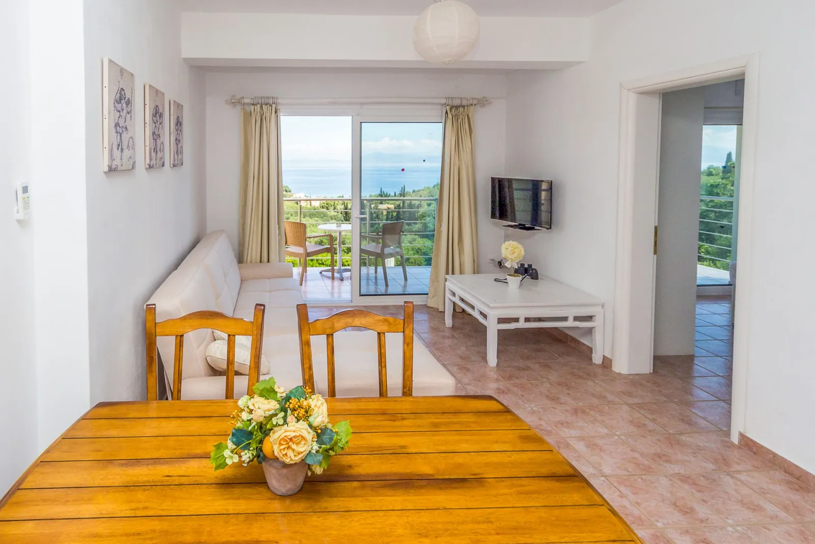 Spileo House Boutique Apartments - Adults Only, Mesongi (Messonghi), Grčka — One Bedroom Sea View Apartment