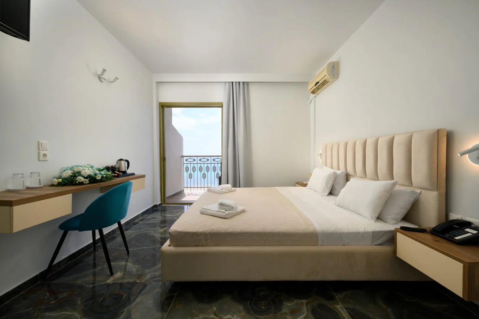 Ninos Grand Beach Hotel & Resort Preveza, Kastrosikija, Grčka — Standard Double Sea View
