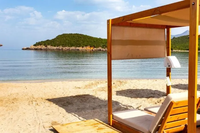 Sunrise Beach Hotel, Amudija, Grčka — plaža
