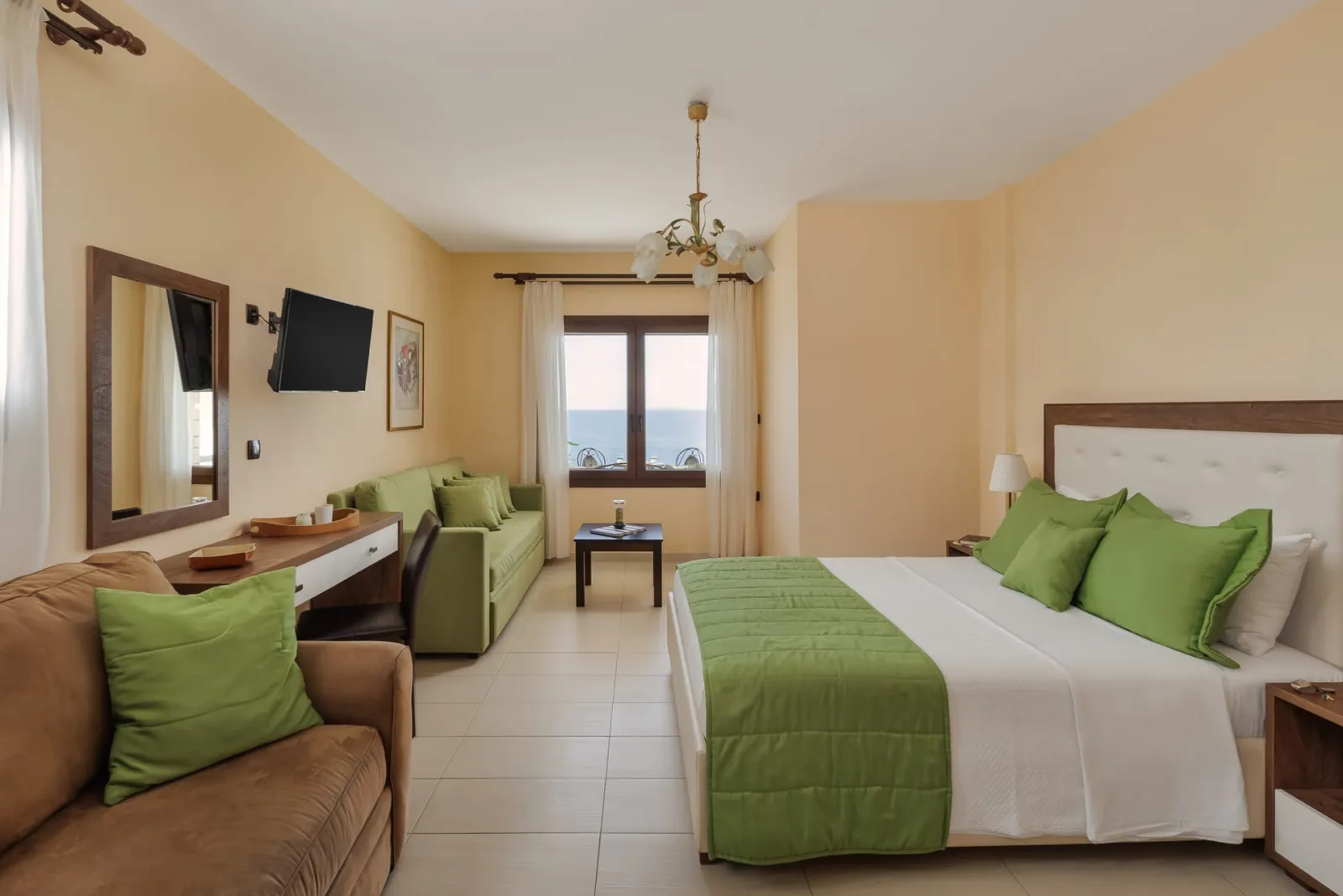 Costa Smeralda, Sivota, Grčka — Junior Suite with Patio and Sea View