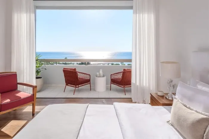 All Senses Ocean Blue Seaside Resort By Anayia All-Inclusive Resorts, Rodos, Grčka — Double for Single Use with Balcony Sea View