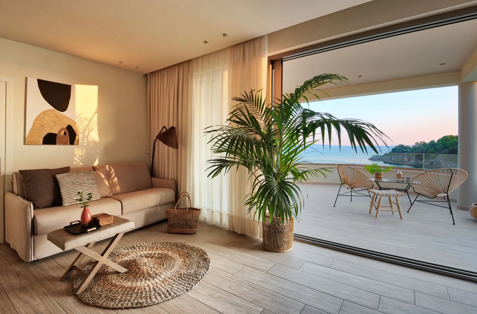 Prima Vista Beachfront Boutique Hotel, Agia Paraskevi – Sivota, Grčka — Luxury Veranda Suite with Sea View