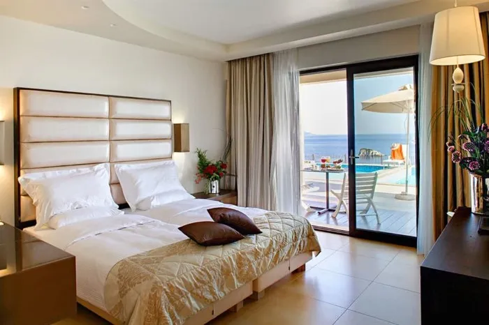 Sivota Diamond Spa Resort, Sivota, Grčka — Double Room Executive Private Pool Sea View