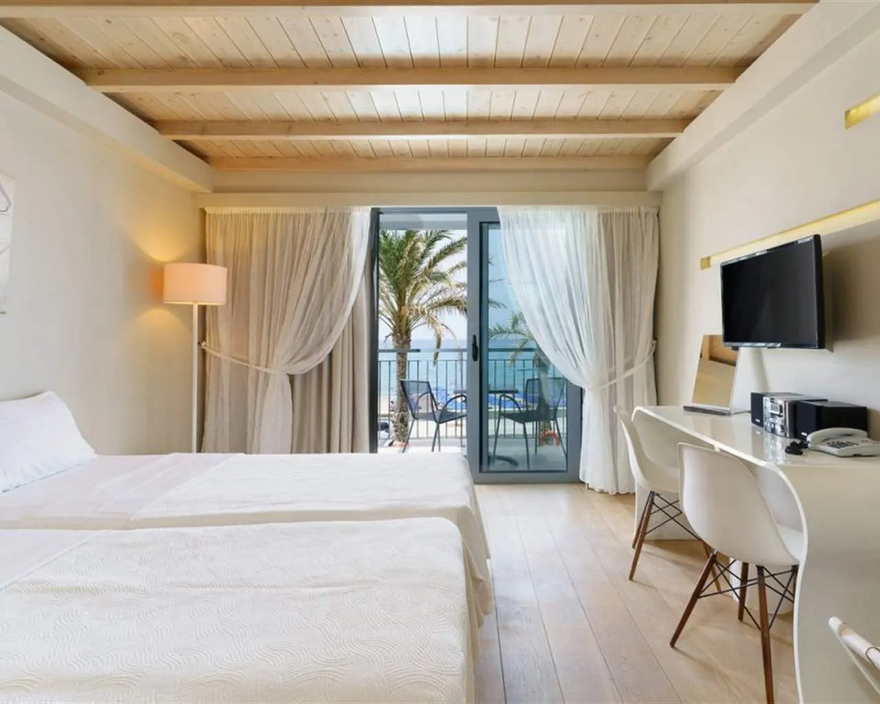 Aegean Pearl Hotel, Rethymno, Grčka — Family Maisonette Sea View