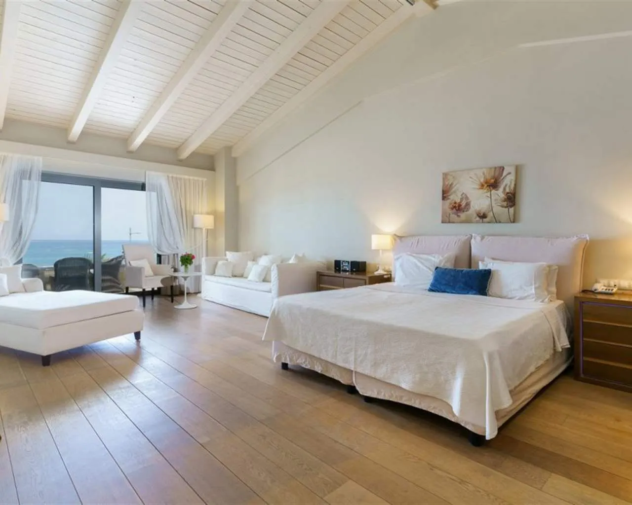 Aegean Pearl Hotel, Rethymno, Grčka — Suite Sea View