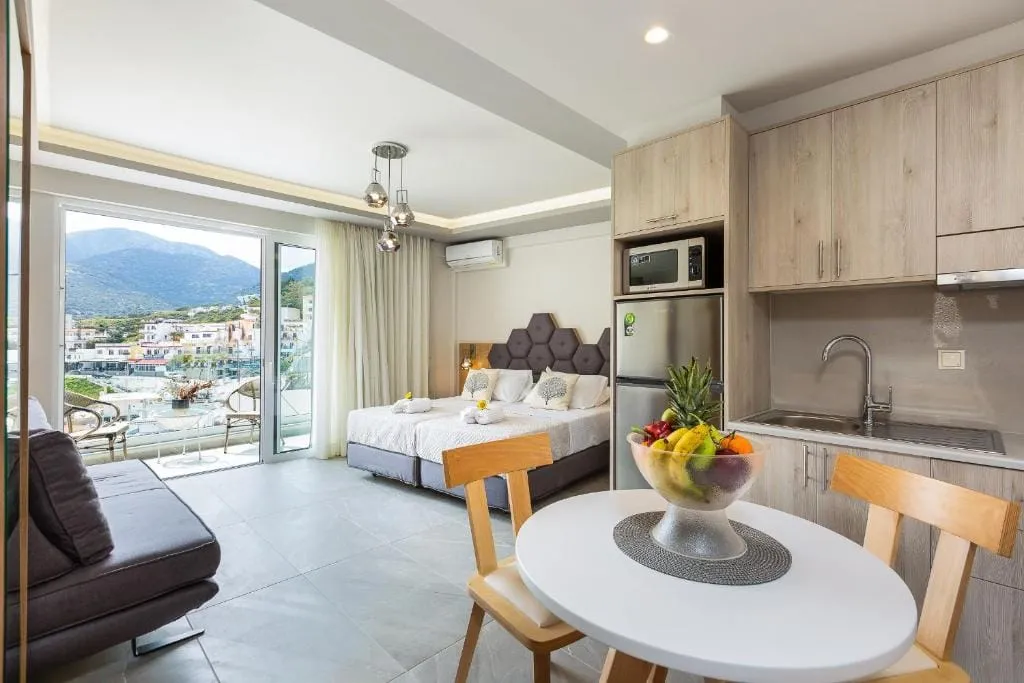 Akrogiali Aparments, Bali, Grčka — Deluxe Studio with Sea View 2-4 Pax