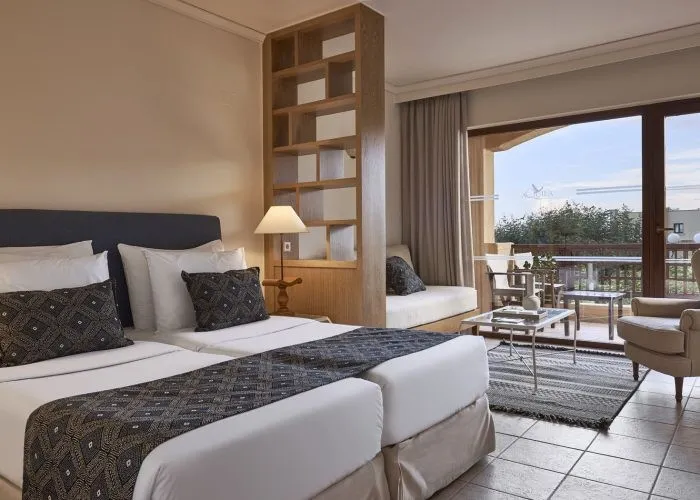 Aquila Rithymna Beach, Rethymno, Grčka — Bungalow Classic Side Sea View