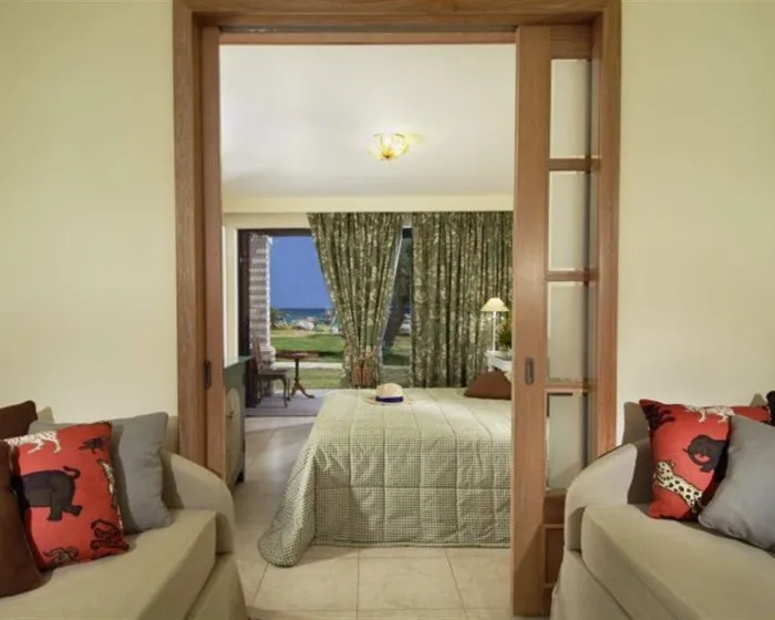 Aquila Rithymna Beach, Rethymno, Grčka — Family Room Classic Sea Front