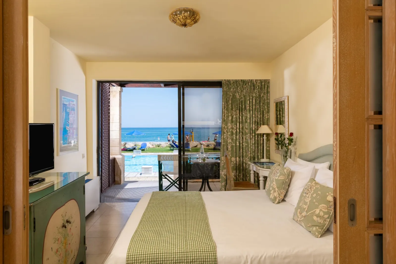 Aquila Rithymna Beach, Rethymno, Grčka — Family sea view