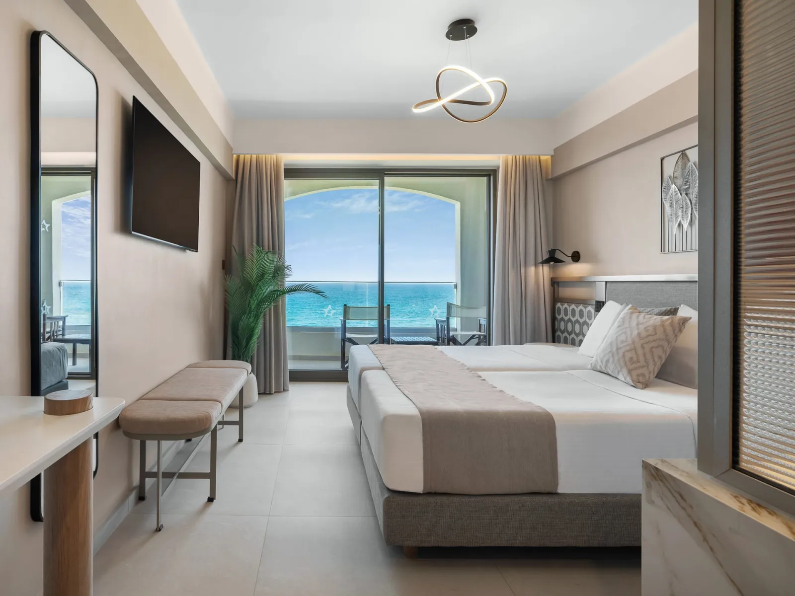 Creta Star Hotel Adults Only, Grčka — Superior High Floor Double Sea View