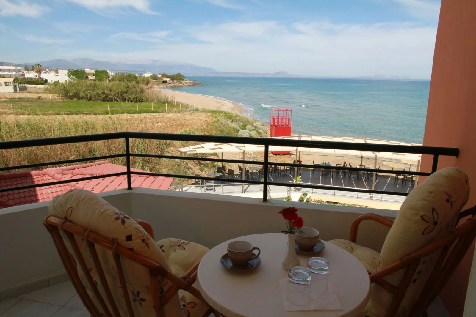 Dedalos Beach Hotel, Rethymno, Grčka — Double Sea Front Room