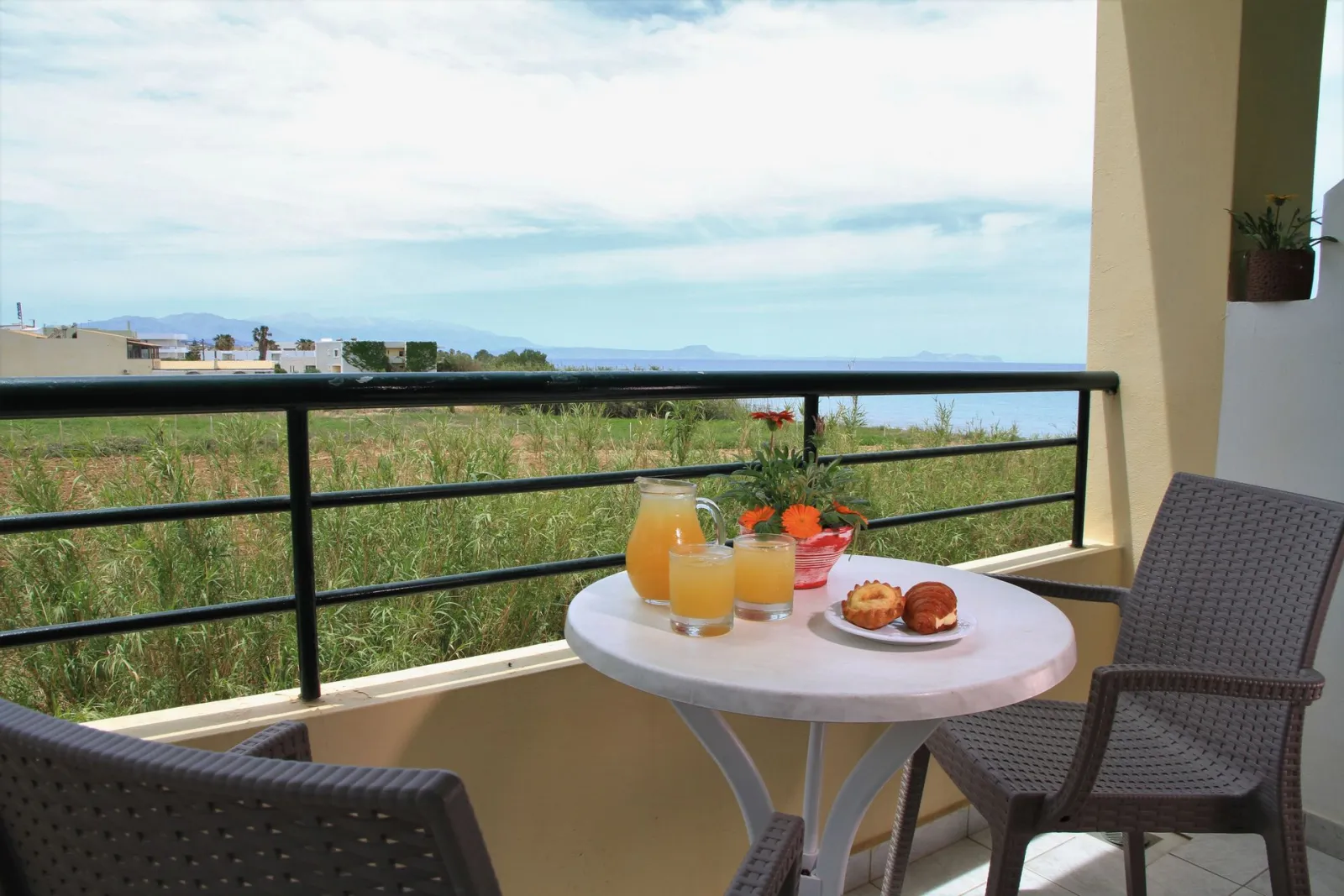 Dedalos Beach Hotel, Rethymno, Grčka — Family Side Sea View Room