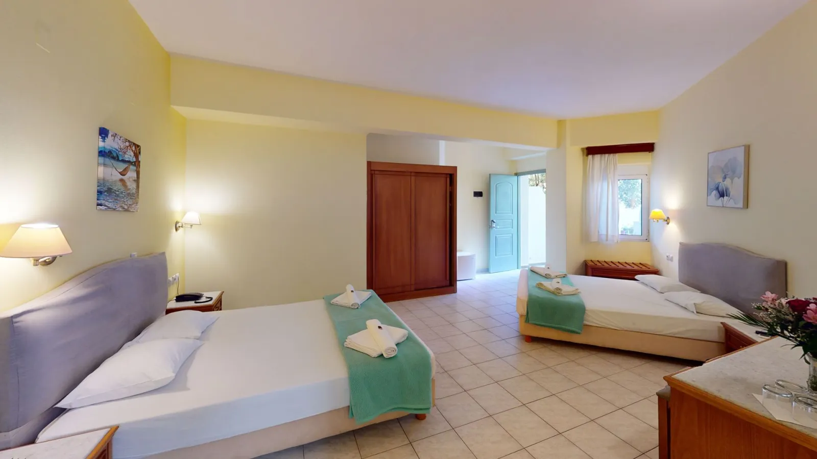 Dedalos Beach Hotel, Rethymno, Grčka — Family Two Bedroom