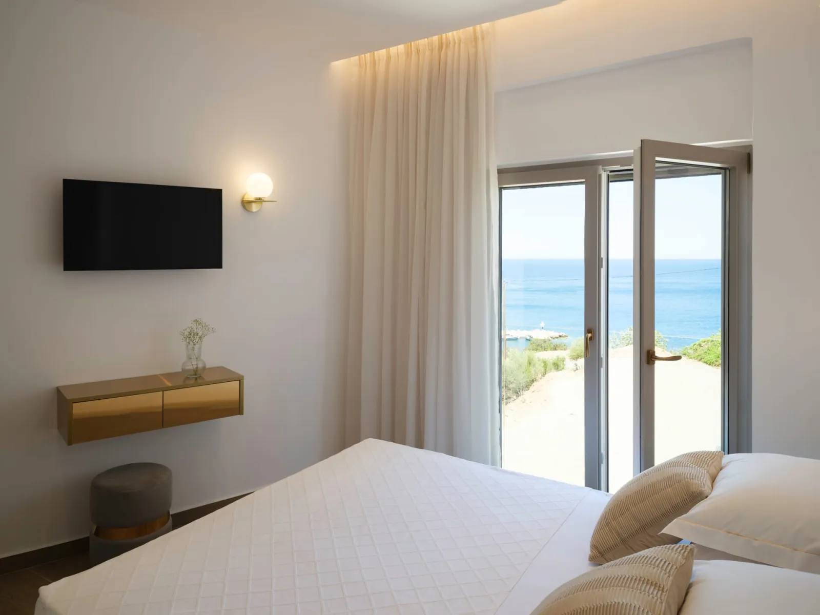Golden Luxury Suites, Bali, Grčka — Family Two Bedroom Suite with Sea View
