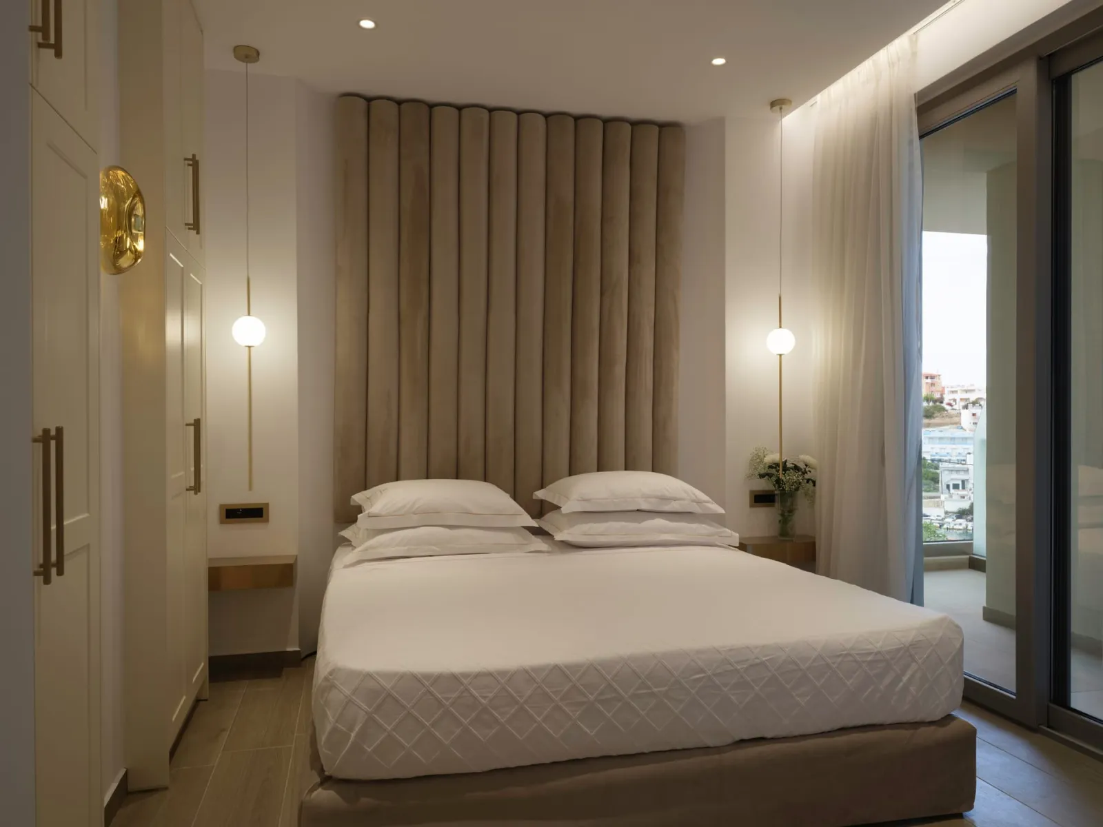 Golden Luxury Suites, Bali, Grčka — Superior One Bedroom Suite with Sea View