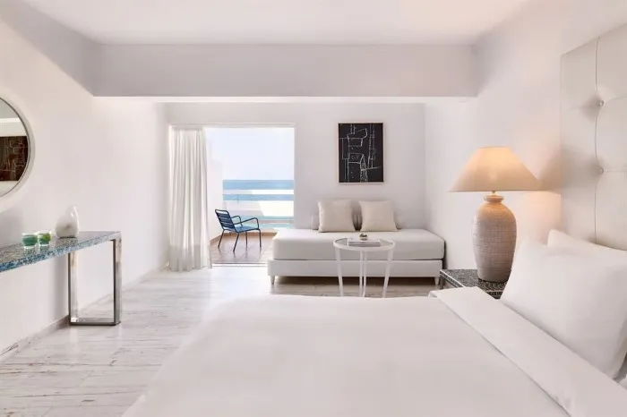 Grecotel Luxme White, Rethymno, Grčka — Suite Open Plan Sea View