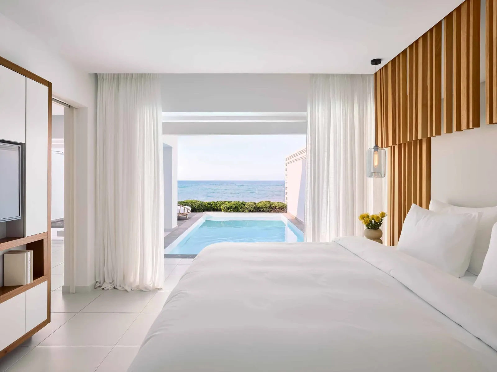 Grecotel Luxme White, Rethymno, Grčka — Villa Luxe Yali Seafront Prive Pool