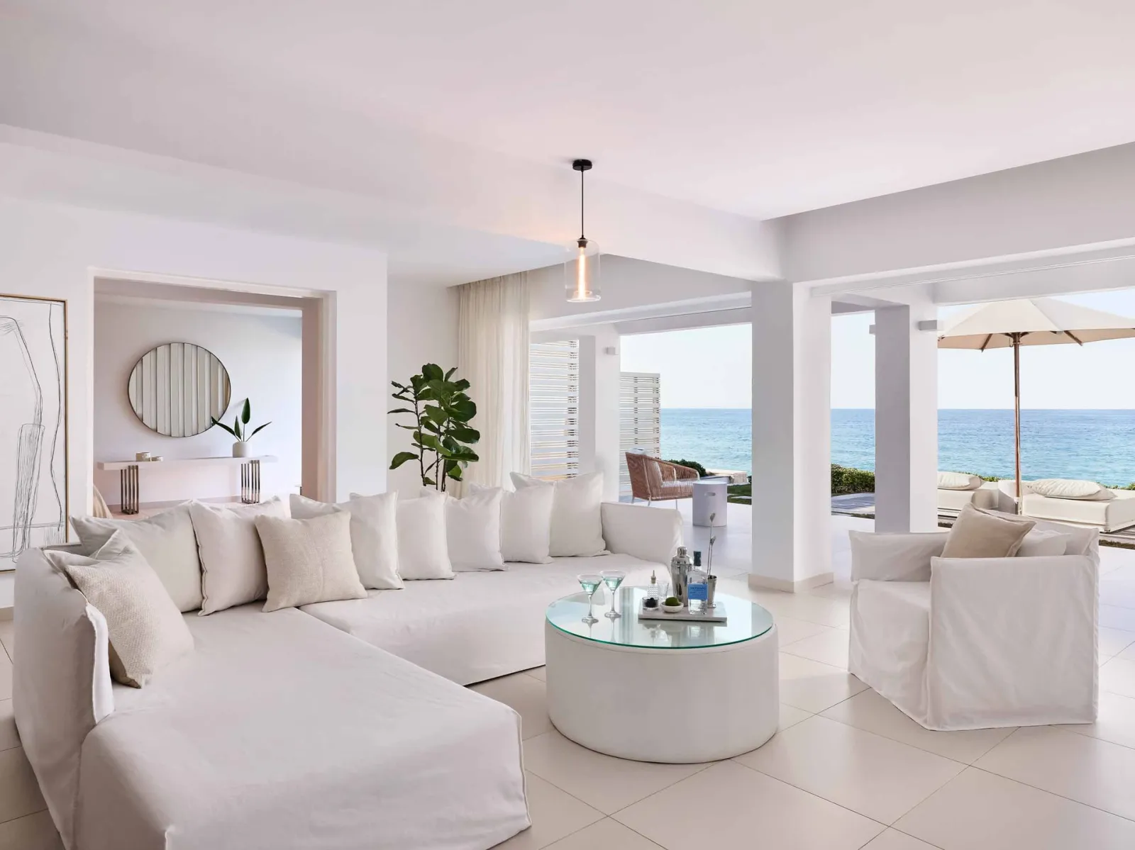 Grecotel Luxme White, Rethymno, Grčka — Villa White Seafront Prive Pool