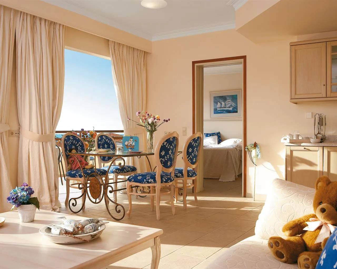 Grecotel Marine Palace & Aqua Park, Grčka — Family Suite Grand Casa Marina /Aqua Park Side Sea View/Pool View