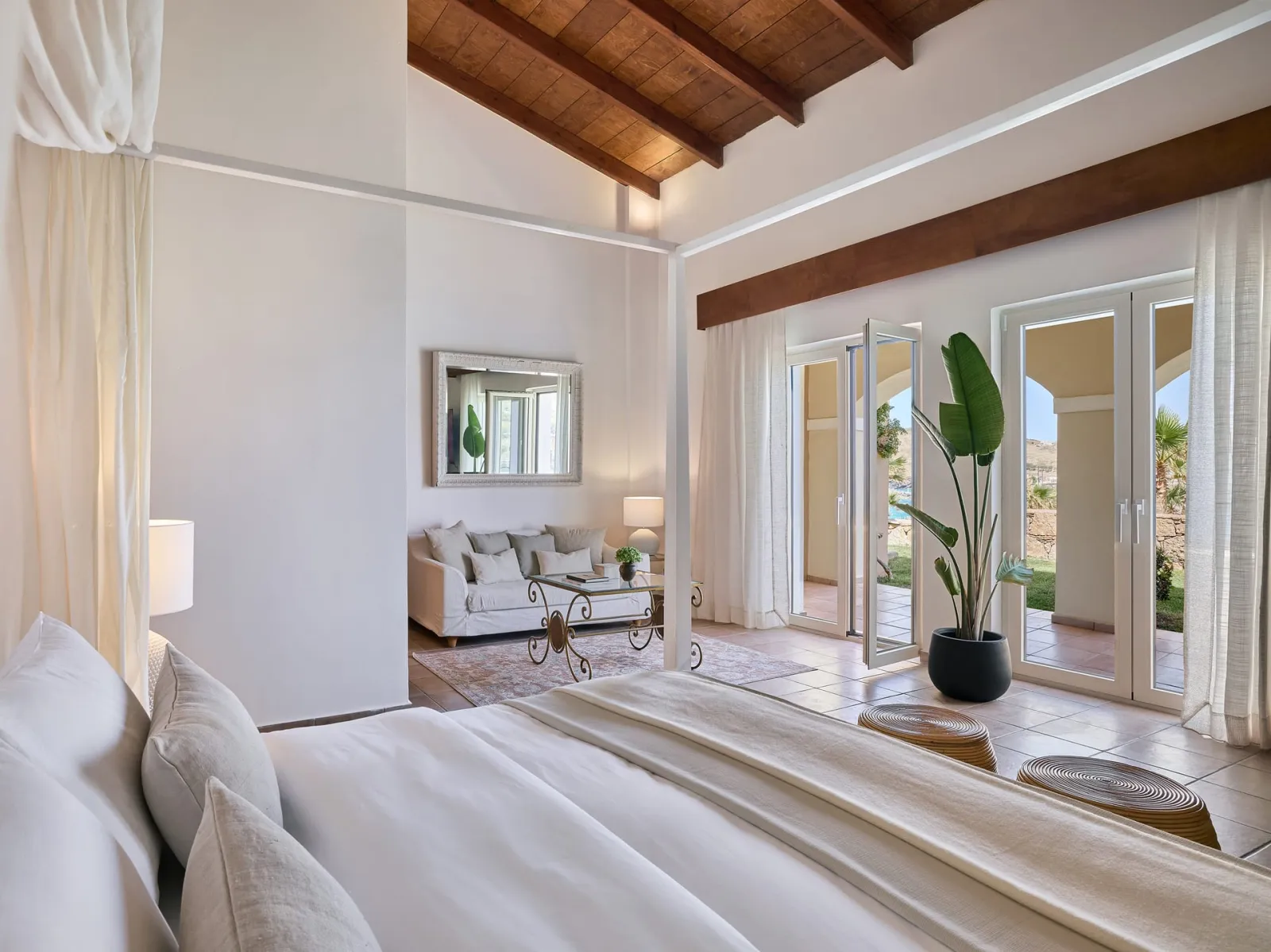 Grecotel Marine Palace & Aqua Park, Grčka — Marin Bay First Row Family Bungalow Suite Side Sea View