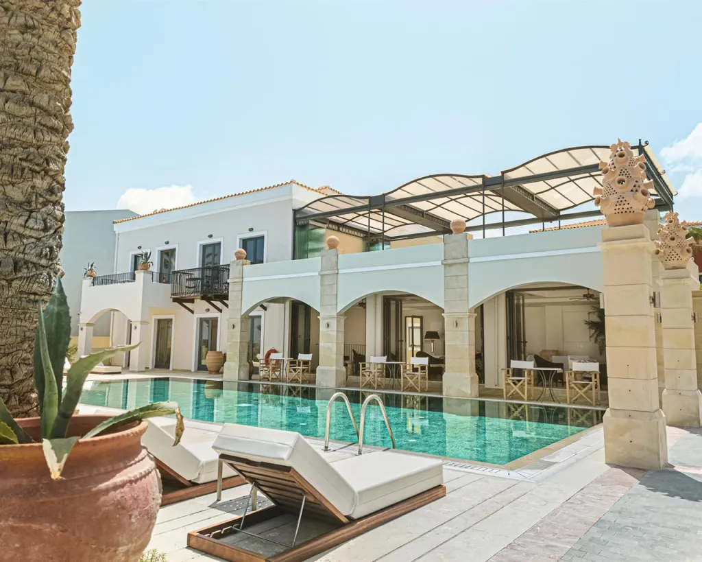 Grecotel Plaza Beach House, Rethymno, Grčka — plaža