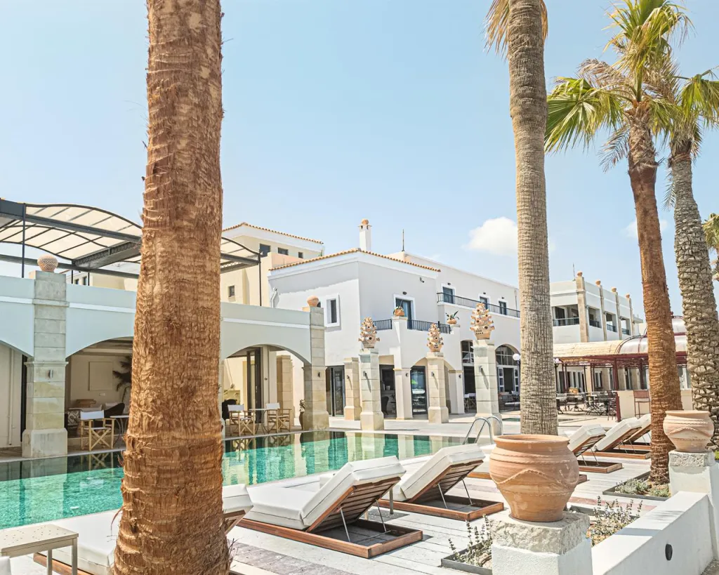 Grecotel Plaza Beach House, Rethymno, Grčka — plaža