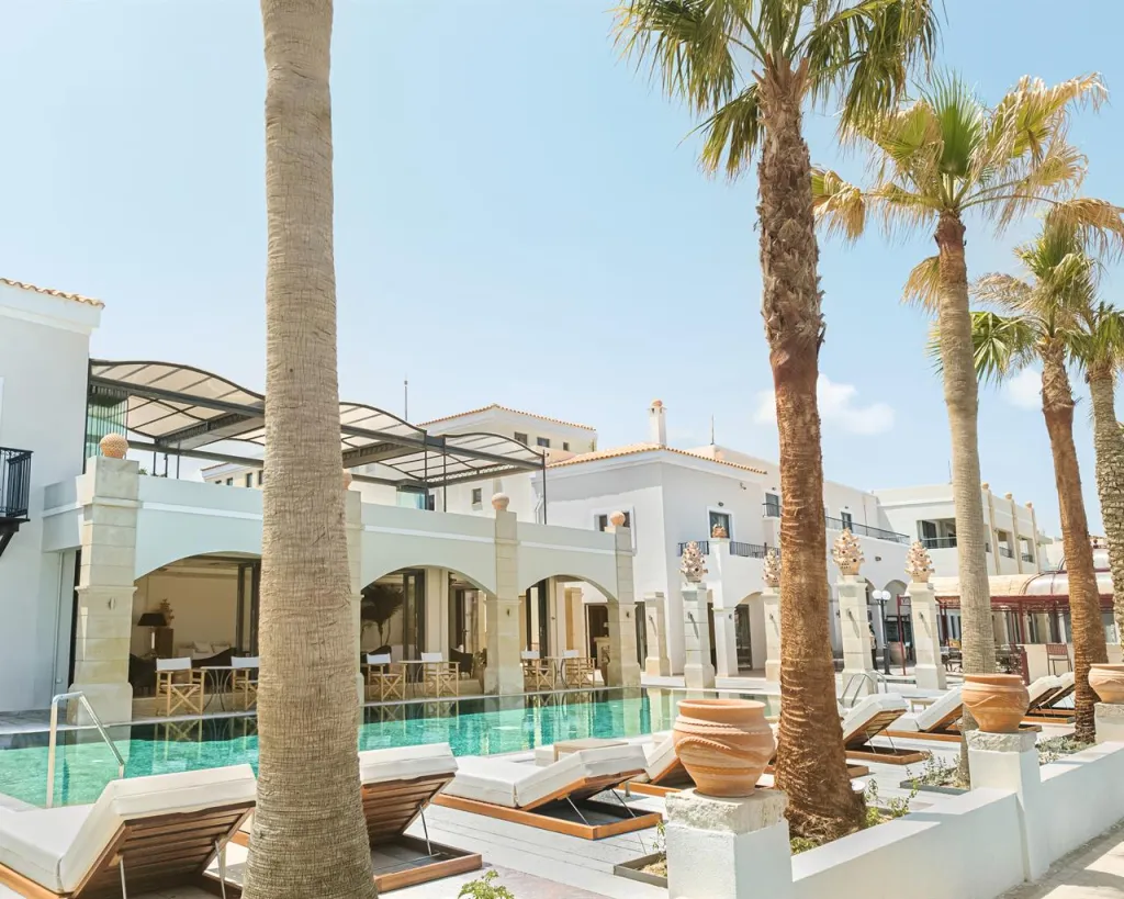 Grecotel Plaza Beach House, Rethymno, Grčka — plaža
