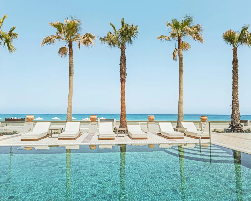 Grecotel Plaza Beach House, Rethymno, Grčka — plaža