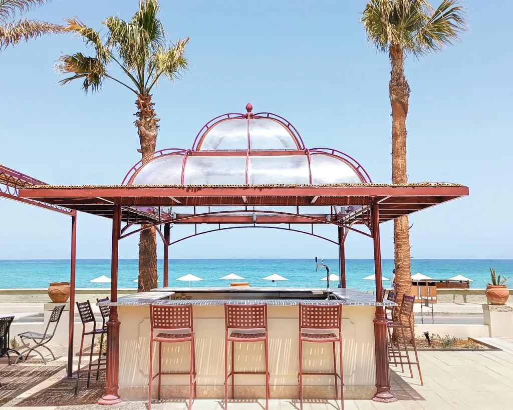 Grecotel Plaza Beach House, Rethymno, Grčka — plaža