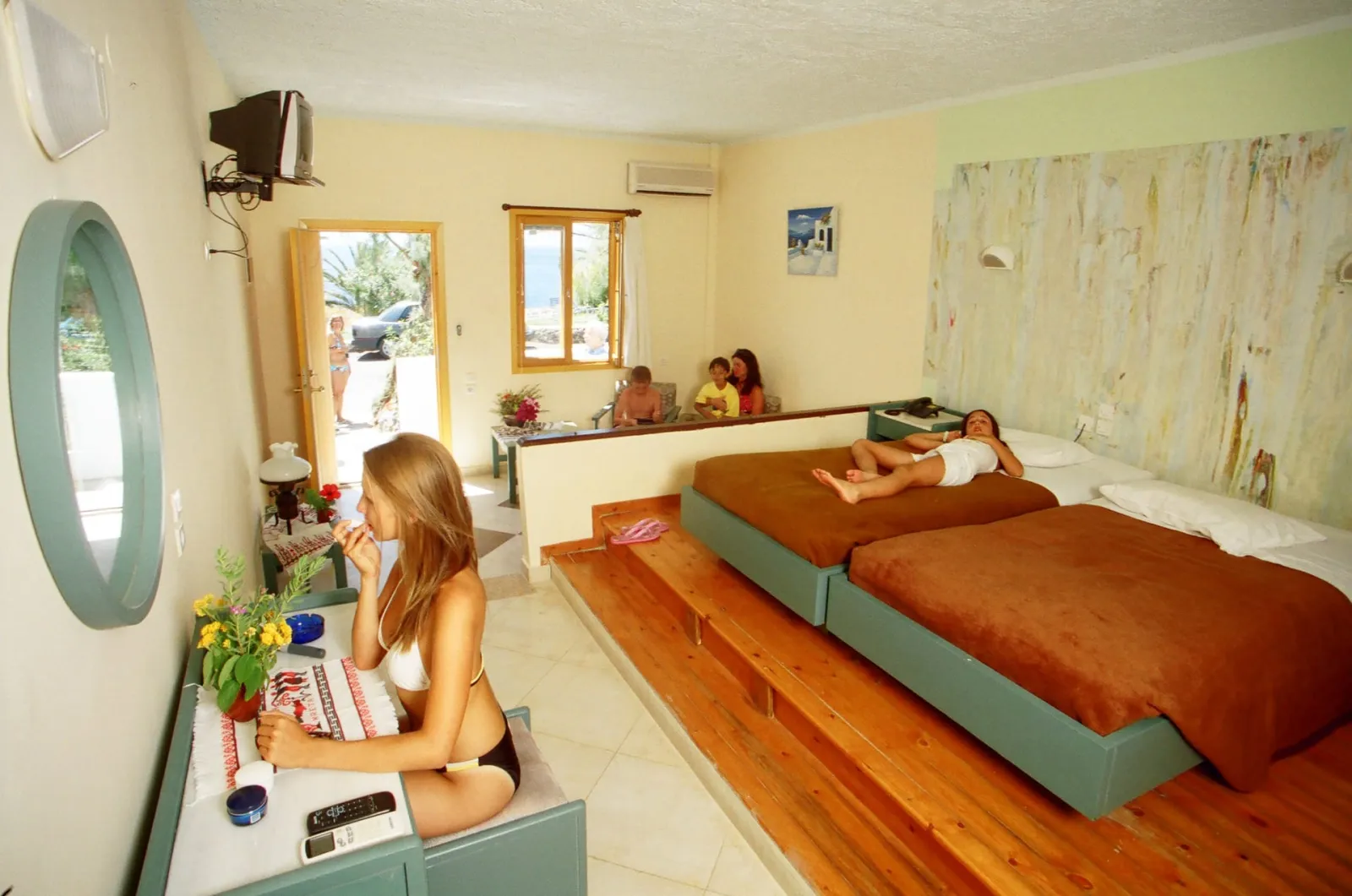 Kalypso Cretan Village Resort & Spa, Plakias, Grčka — Classic Family Bungalow with Sea View