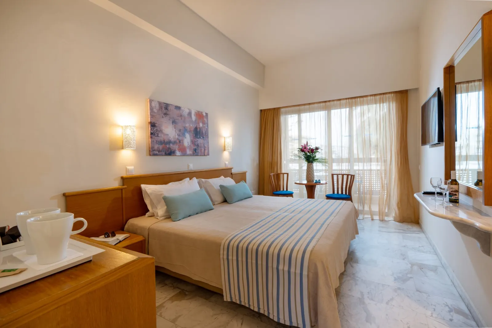 Minos Hotel, Rethymno, Grčka — Double / Twin Room