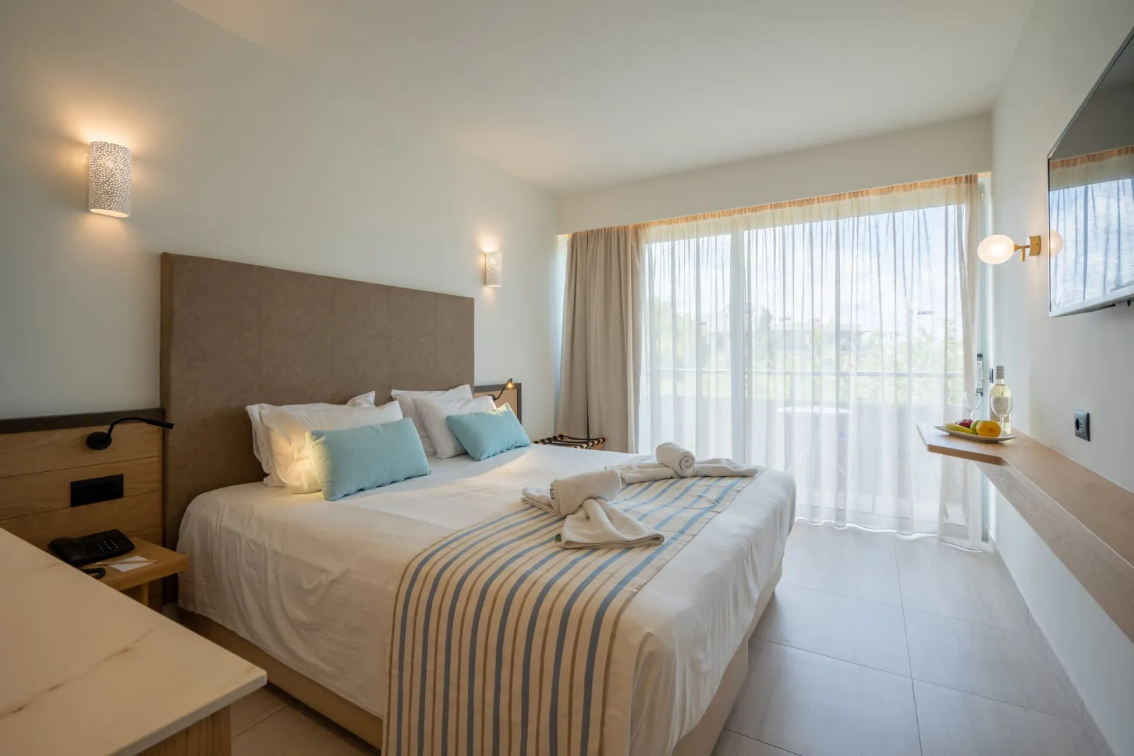 Minos Hotel, Rethymno, Grčka — Superior Room