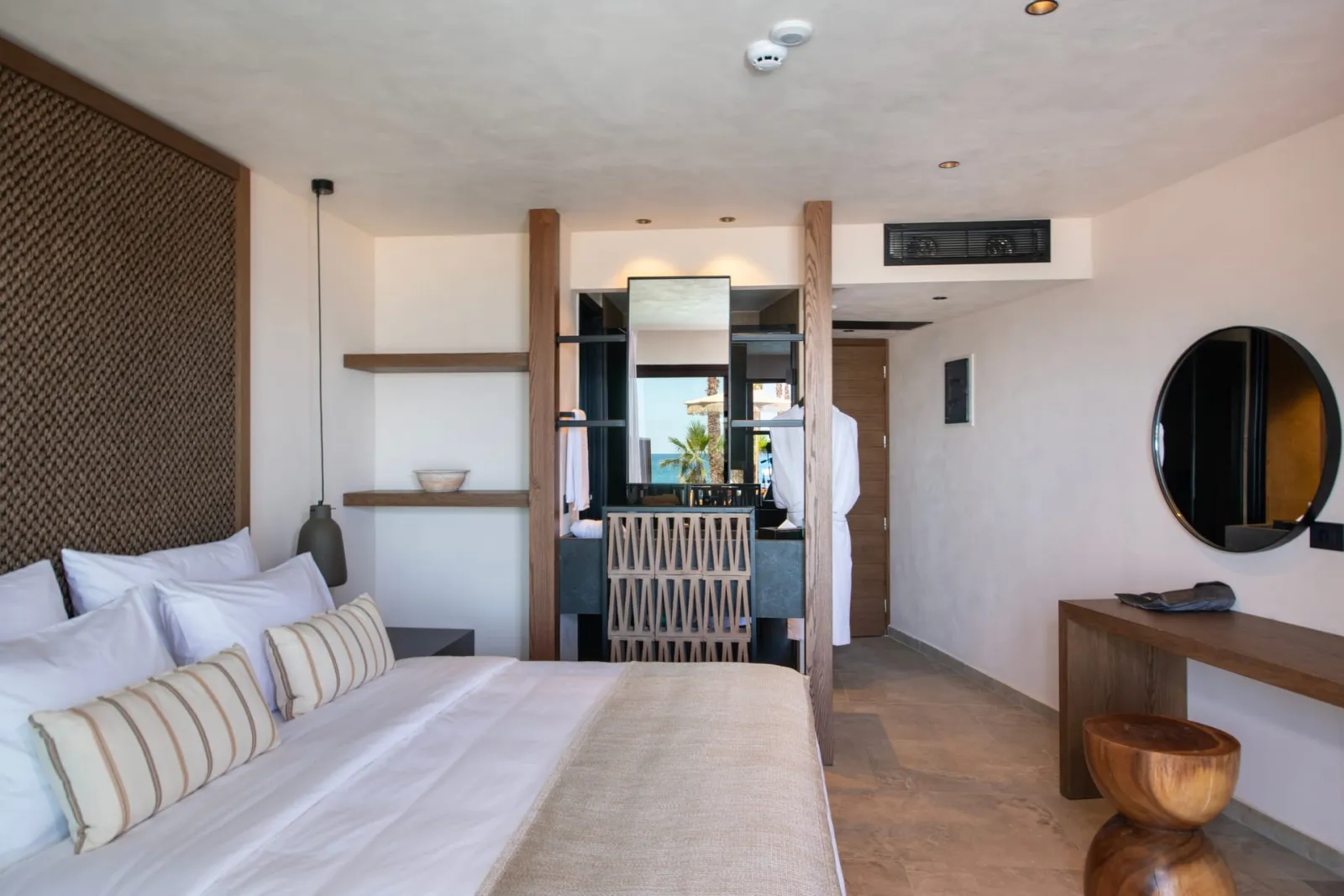 Nalu Resort & Spa, Rethymno, Grčka — Double Room with Side Sea View