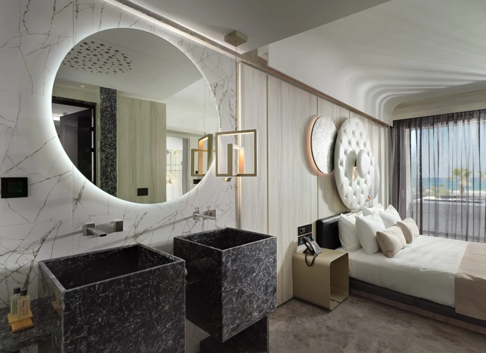 Nautilux by Mage Hotels, Rethymno, Grčka — Nautilux Suite with Hot Tub & Sea View