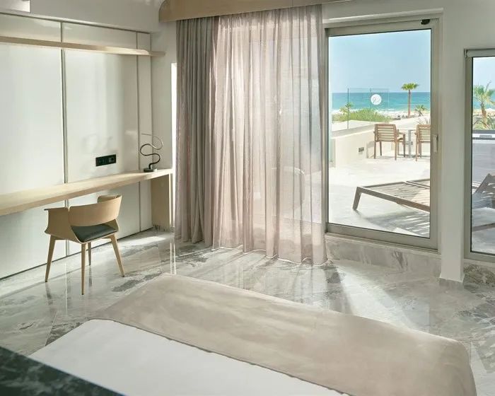 Nautilux by Mage Hotels, Rethymno, Grčka — Suite Executive with Hot Tub Suite Sea View