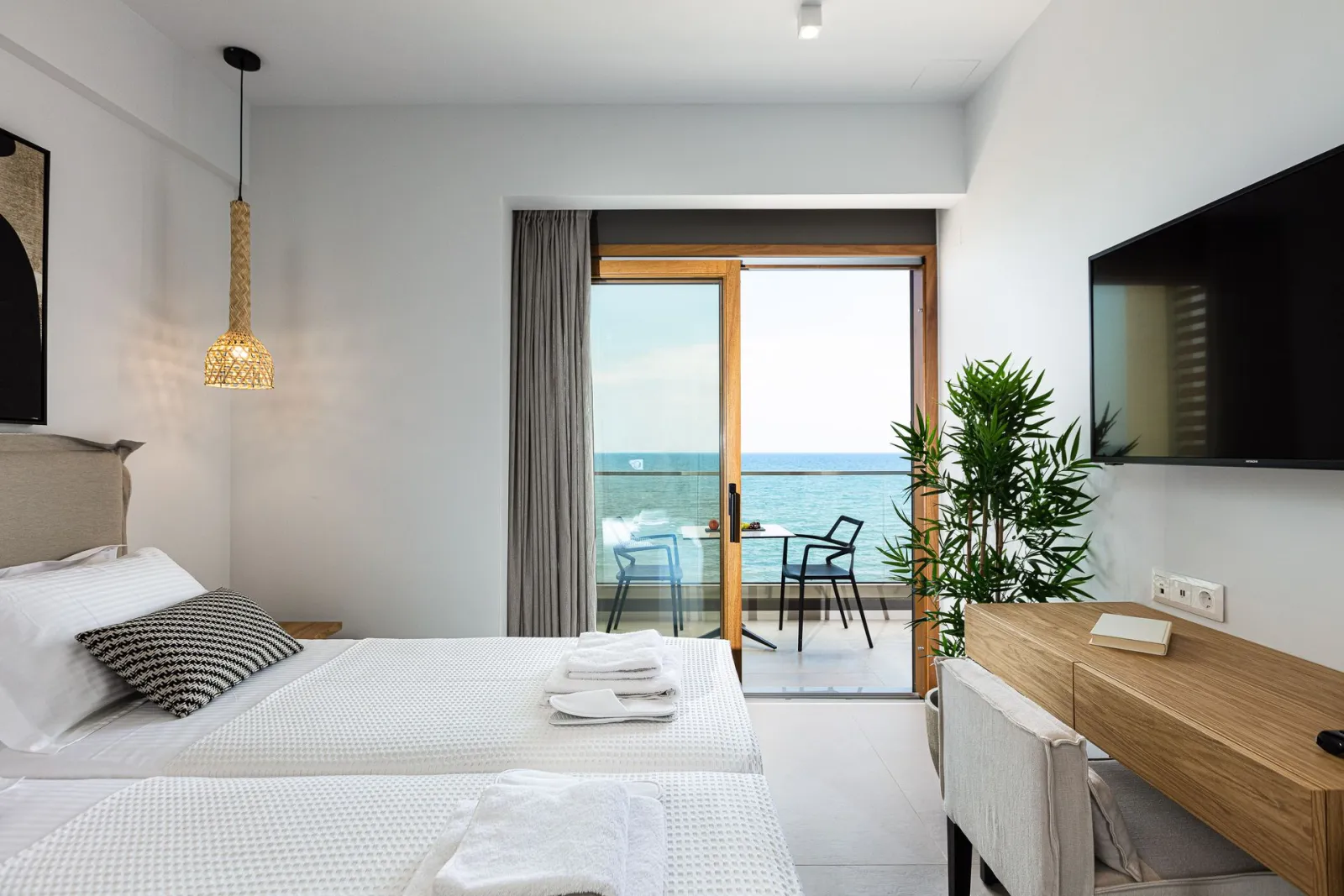 North Coast Seaside Suites Rethymno, Rethymno, Grčka — Superior Studio with Sea View