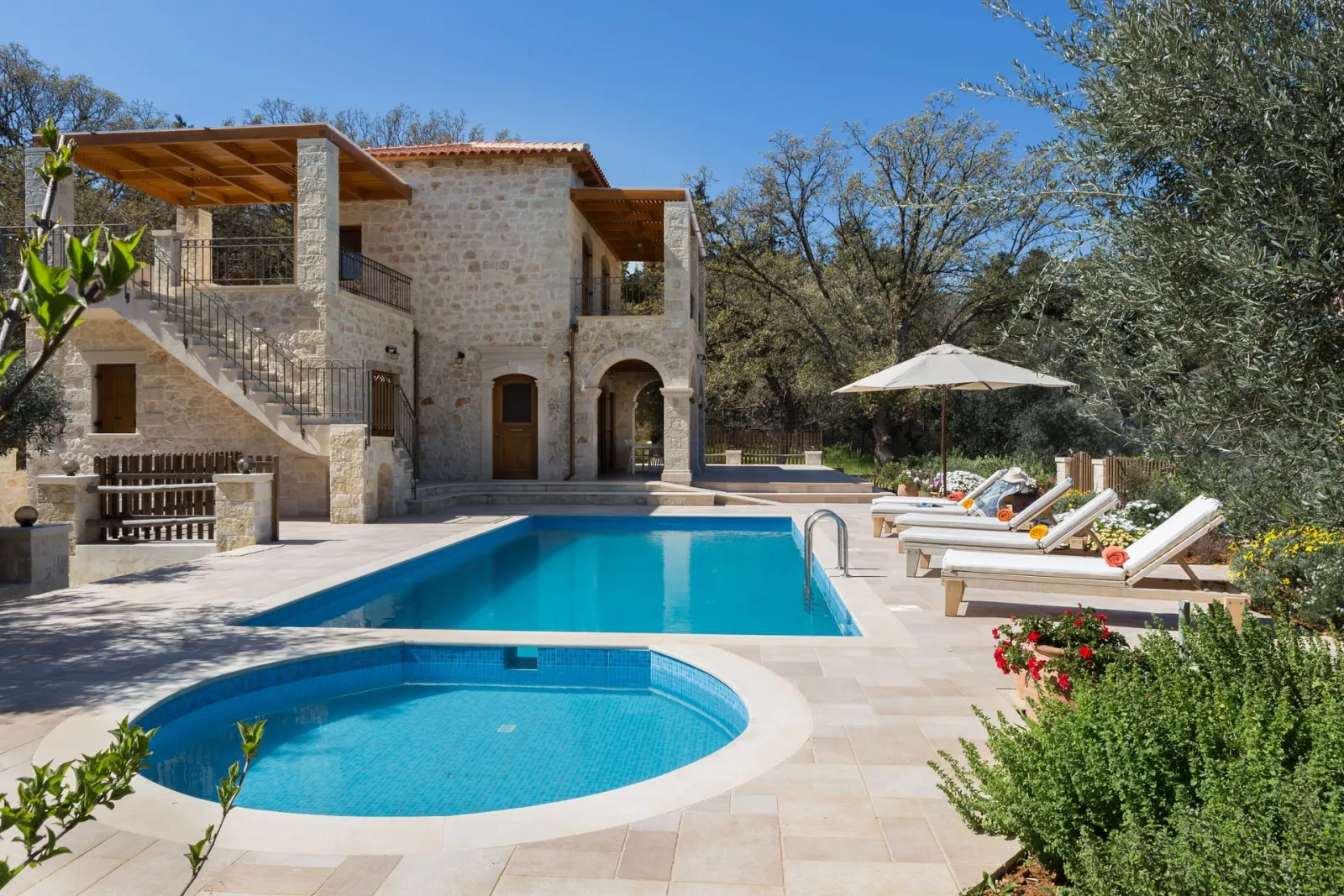 Rentado Vacation Rental Management, Grčka — 5 Bedroom | Melpomeni Villa  with Private Pool | Vederoi Village | Rethymno