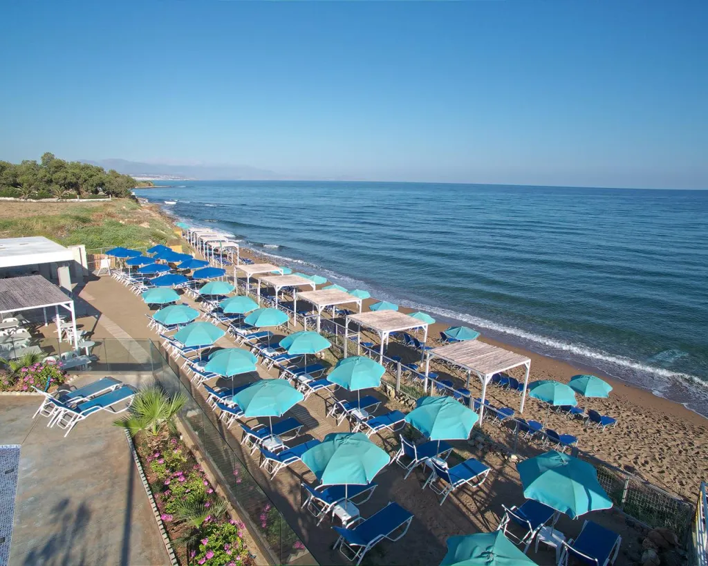 Rethymno Mare & Water Park, Rethymno, Grčka — plaža