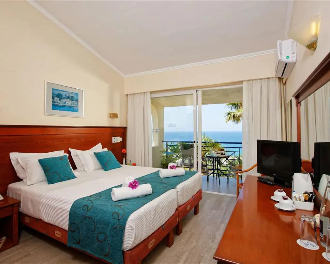 Rethymno Mare & Water Park, Rethymno, Grčka — Double Room Superior Sea View