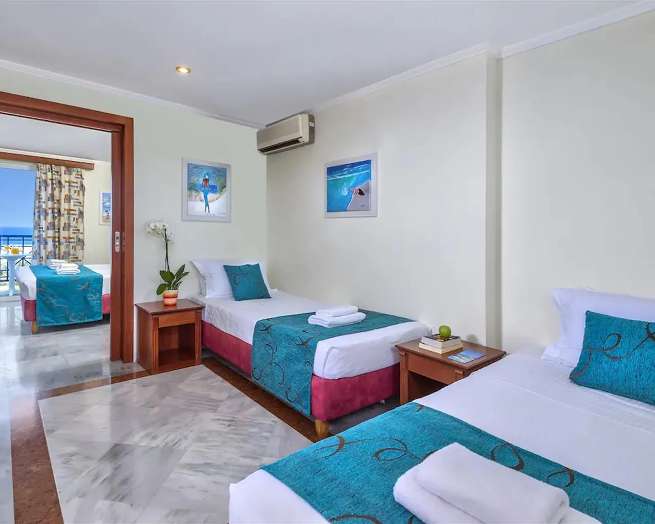 Rethymno Mare & Water Park, Rethymno, Grčka — Family Suite 2 BedRoom Sea View