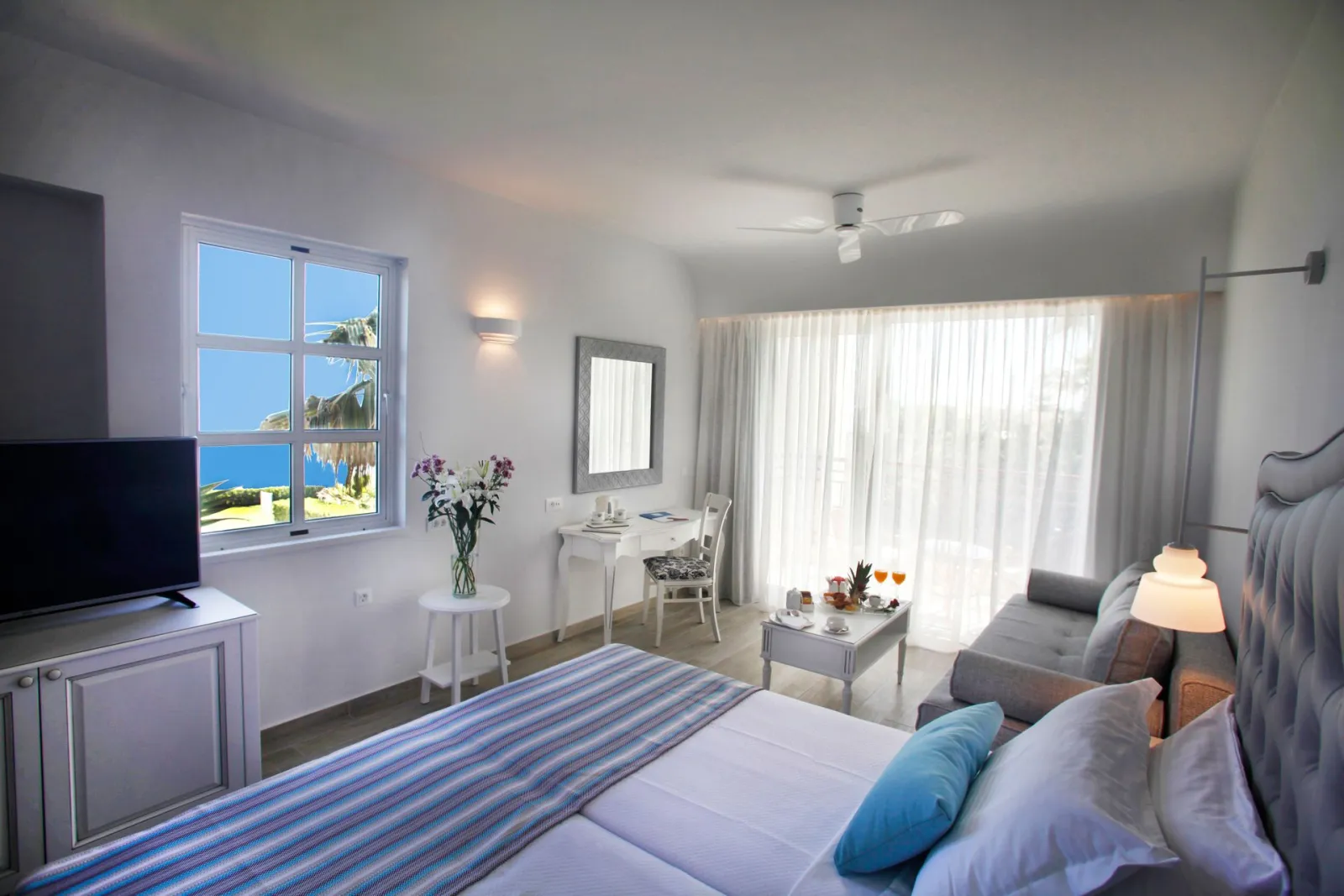 Rethymno Palace, Rethymno, Grčka — Twin Room Side Sea View or Sea View