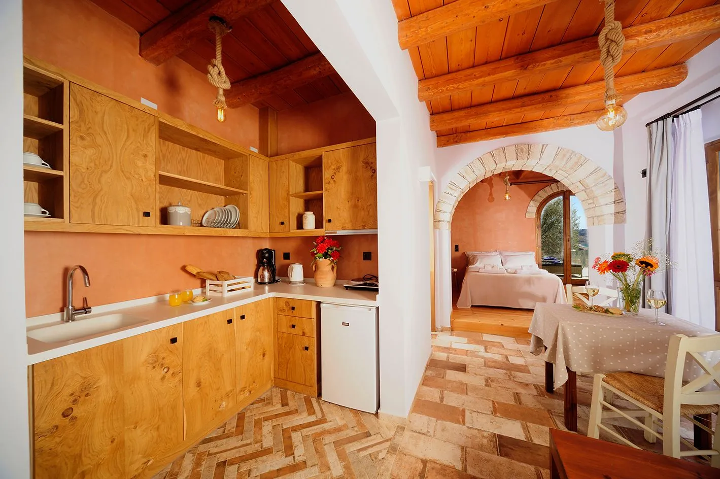 Stefanos Village, Plakias, Grčka — Cretan House with Private Pool