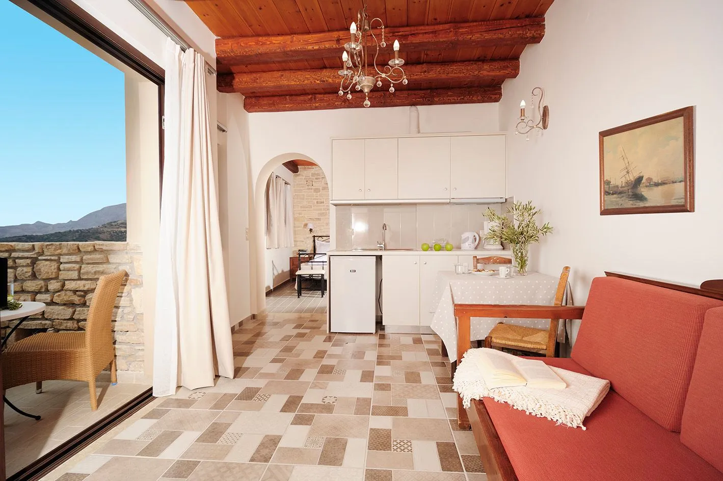 Stefanos Village, Plakias, Grčka — Superior Suite One Bedroom Sea View